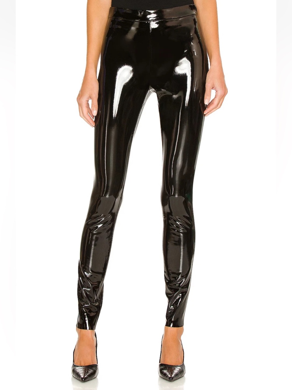 NWT Alice and Olivia vinyl pants